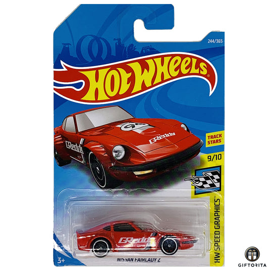 Hot Wheels Regular Nissan - Nissan Fairlady Z - 9/10 & 244/365 - Red