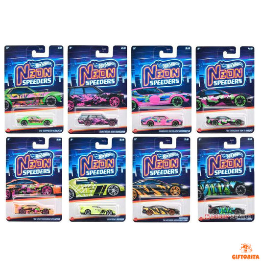 Hot Wheels Regular Set – Hot Wheels Neon Speeders Assort Urban Camo (P01297)