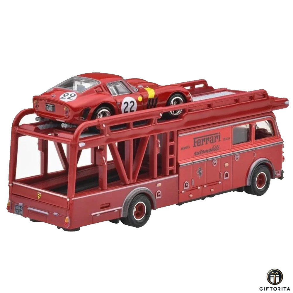 Hot Wheels Premium Team Transport (P00086) # Car Culture - Ferrari 250 GTO And Fiat 642 RN2 Bartoletti Transporter / Transporteur # 83