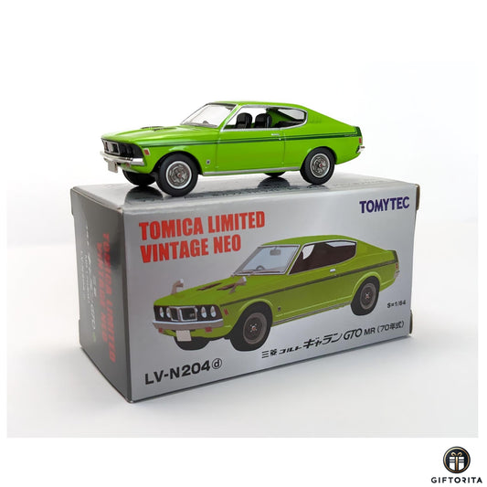 Tomica Limited Vintage 1:64 Die Cast # 204b - Mitsubishi Colt Galant GTO MR