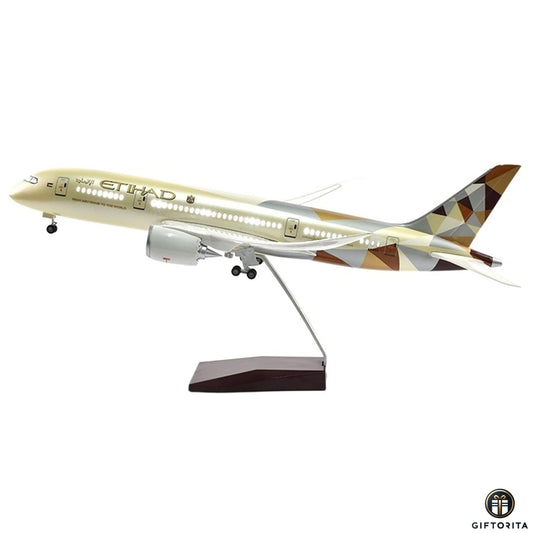 Plane Die Cast 1:144 (P01685) - Etihad Airplane Model Plane # 43cm