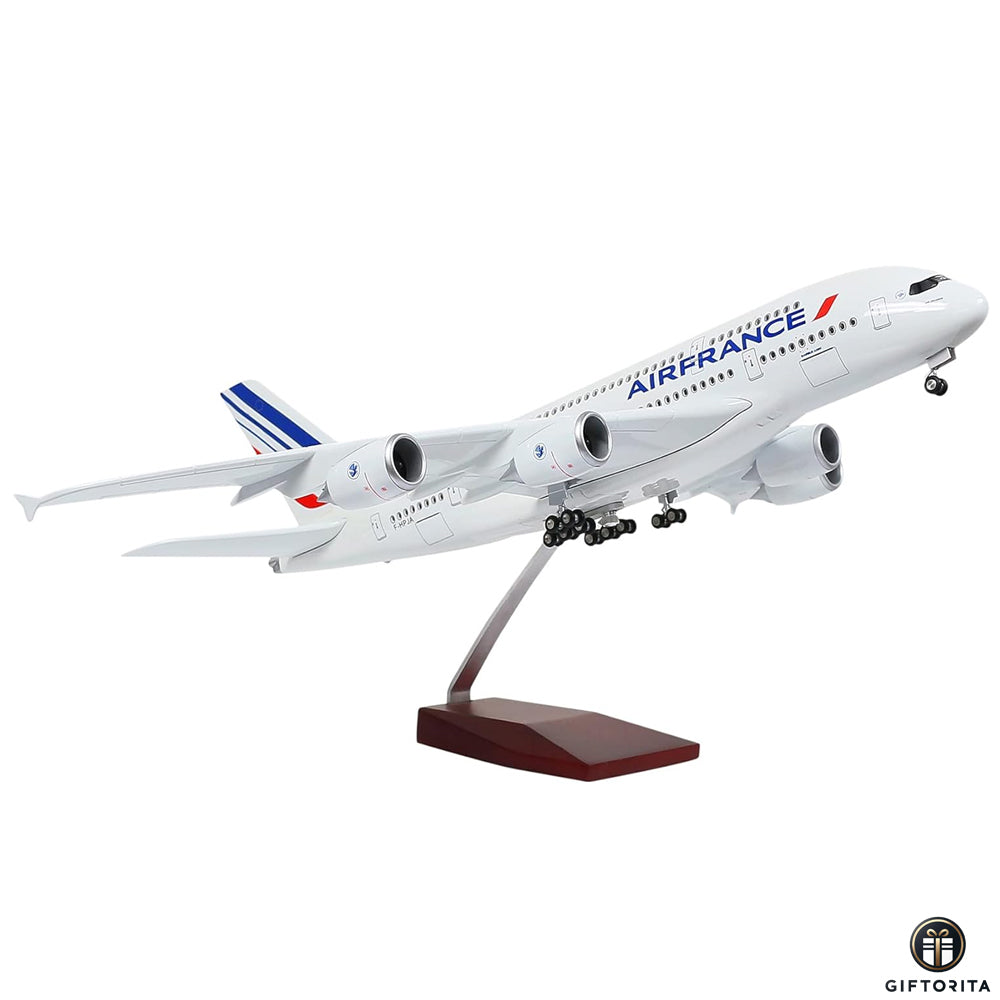 Plane Die Cast 1:158 (P01685) - Air France Airplane Model Plane # 18.5"
