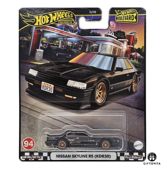 Hot Wheels Regular Nissan - Nissan Skyline RS (KDR30) -Boulevard - 94 - Black