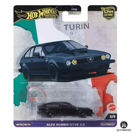 Hot Wheels Premium Single – Alfa Romeo GTV6 3.0 – 0/5 – Black