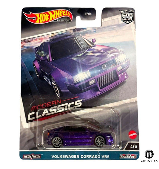 Hot Wheels Premium Single – Car Culture - Modern Classics - Volkswagen Corrado VR6 - 4/5 - Purpel