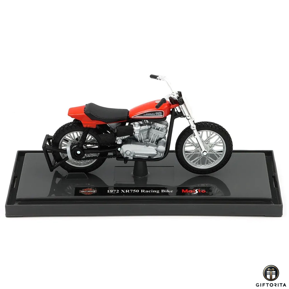 Die Cast 1:18 - Motor Harley-Davidson Cycles - Maisto 1972 XR750 Racing Bike