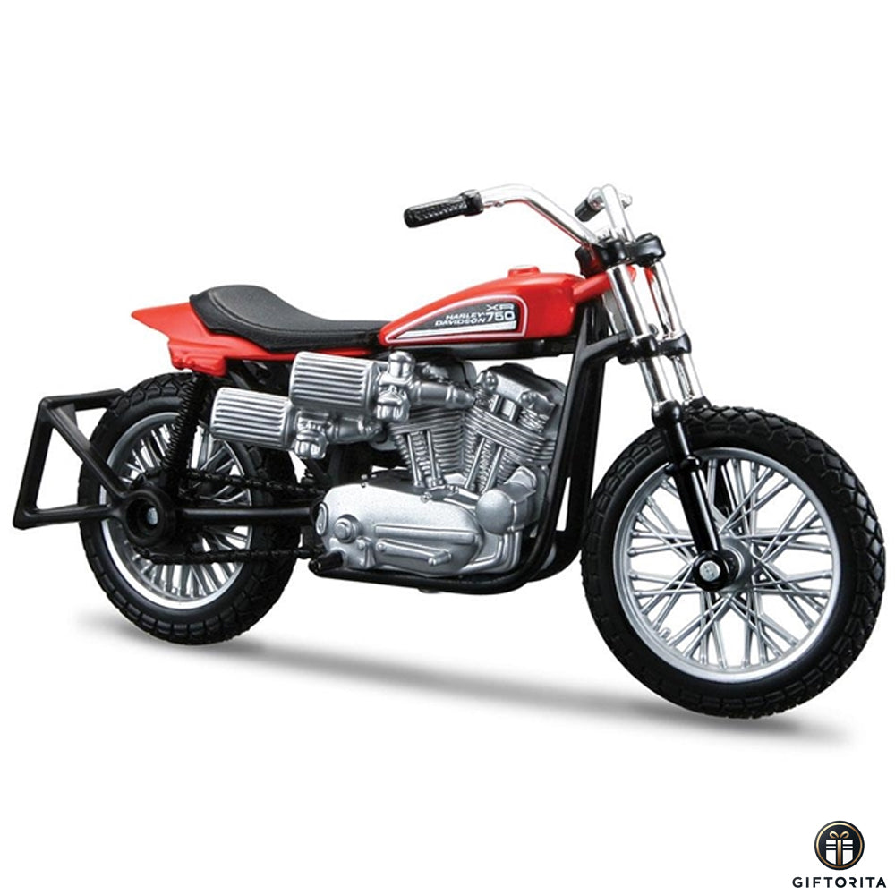 Die Cast 1:18 - Motor Harley-Davidson Cycles - Maisto 1972 XR750 Racing Bike