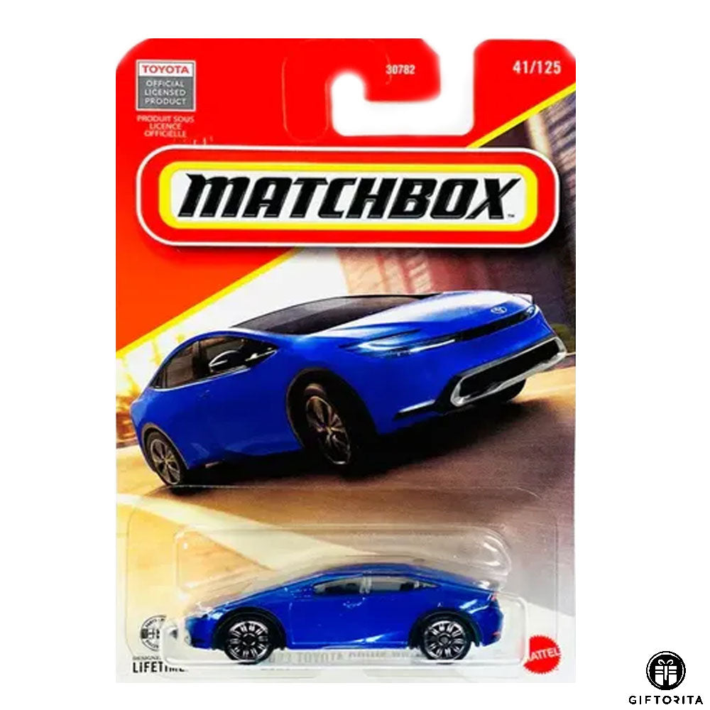 Matchbox Regular Card (P00015) - 2023 Toyota Prius Prime - 41/125 - Blue