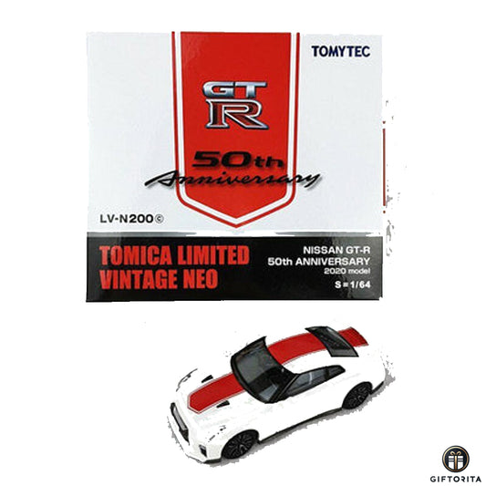 Tomica Limited Vintage 1:64 Die Cast # 200c - NISSAN GT-R 50th ANNIVERSARY 2020