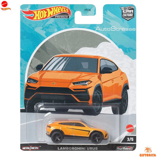 Hot Wheels Premium Single  4 – Lamborghini Urus - 3/5 - Orange