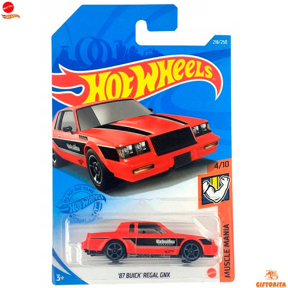 Hot Wheels Regular Buick – 87 Buick Regal GNX – 4/10 & 218/250 – Red