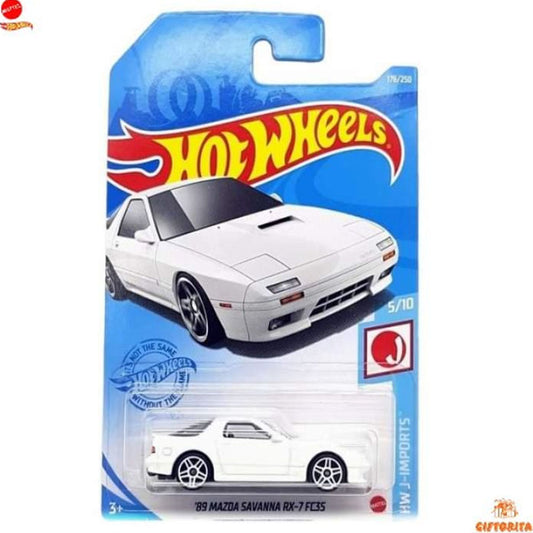 Hot Wheels Regular – 89 Mazda Savanna RX-7 FC35 – 5/10 & 176/250 – White