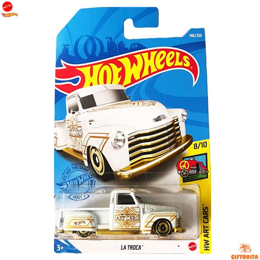 Hot Wheels Regular *AVRG – LA TROCA – 8/10 & 16/250 – White