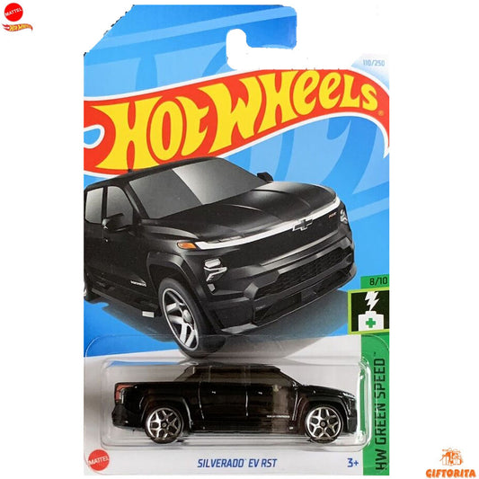 Hot Wheels Regular Silverado – Silverado EV RST – 8/10 & 110/250 – Black