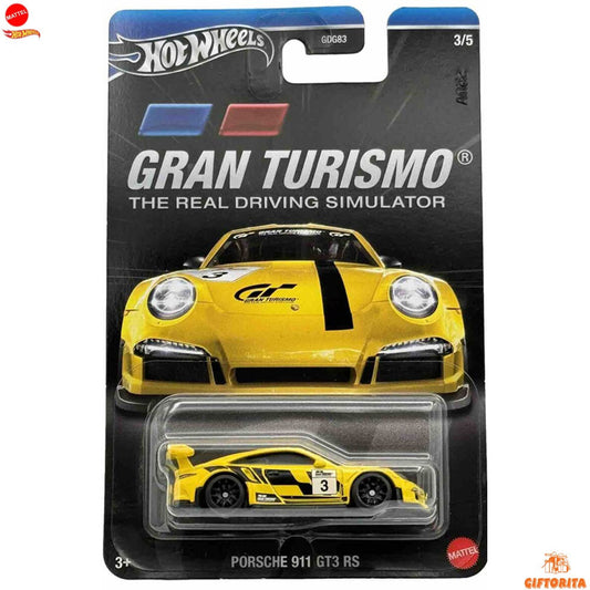 Hot Wheels Regular Porsche  – Porsche 911 GTS RS – 3/5 – Yellow