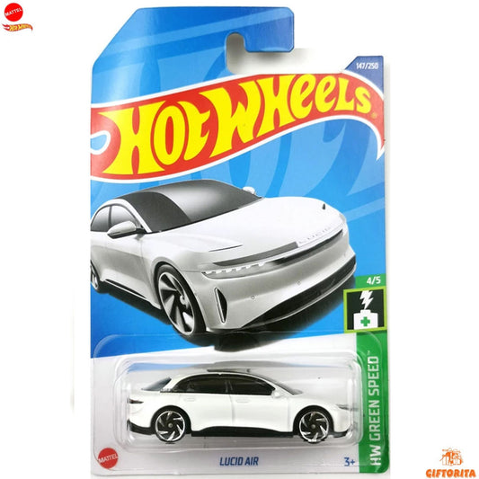 Hot Wheels Regular Lucid Air – Lucid Air – 4/5 & 147/250 – White