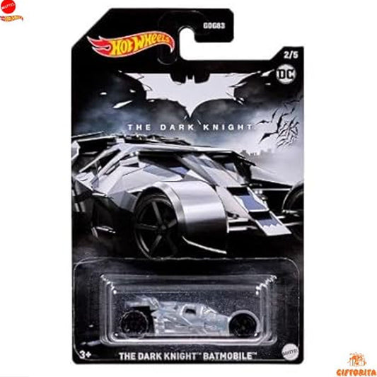 Hot Wheels Regular Batman Batmobile  2 -DC -The Dark Knight Batmobile - 2/5 - Silver