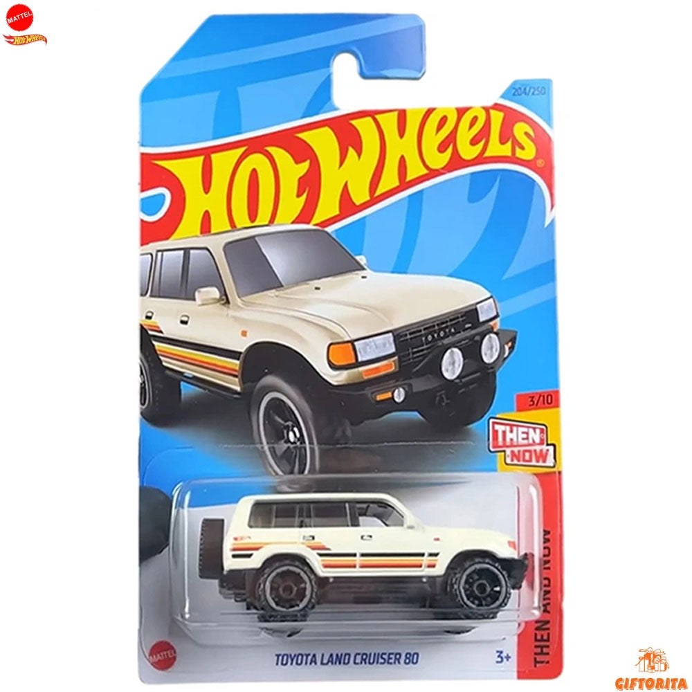 Hot Wheels Regular Toyota 2 – Toyota Land Cruiser 80 – 3/10 & 204/250 – Off-White