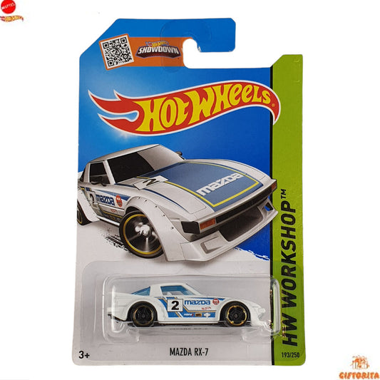 Hot Wheels Regular Mazda 2 – Mazda RX-7 -193/250 - White