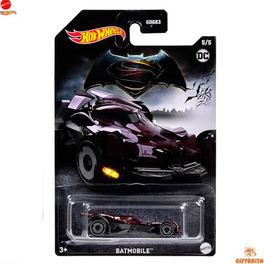 Hot Wheels Regular Batman Batmobile 2 – DC – Batmobile – 5/5 – Maroon & Black