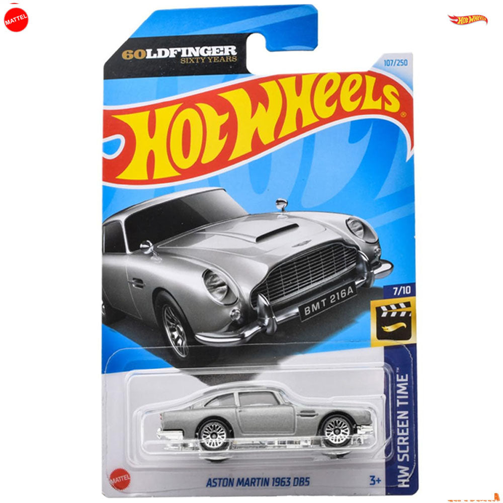 Hot Wheels Regular – Aston Martin 1963 DBS – 7/10 & 107/250 – Silver