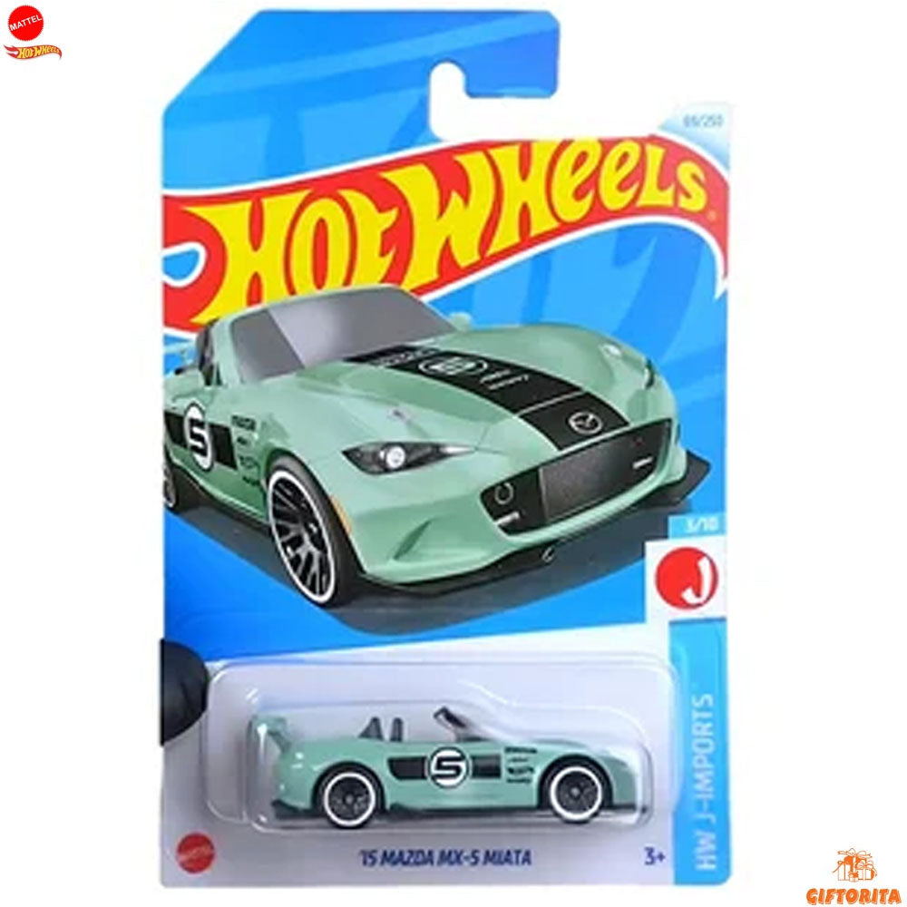 Hot Wheels Regular Mazda 2 – 15 Mazda MX-5 Miata – 3/10 & 69/250 – Lightgreen