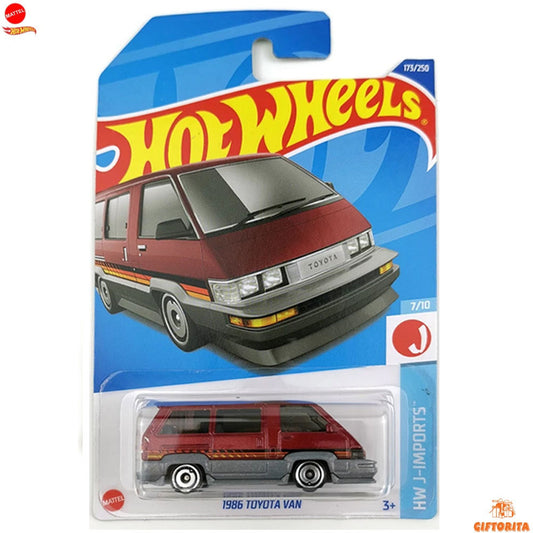 Hot Wheels Regular Toyota 2 – 1986 Toyota Van – 7/10 & 173/250 – Maroon