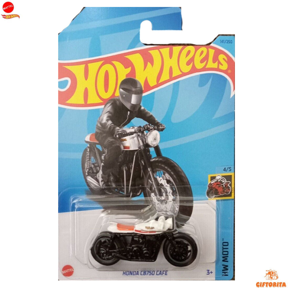 Hot Wheels Regular *AVRG Bike – Honda CB750 Cafe – 4/5 & 141/250 – White