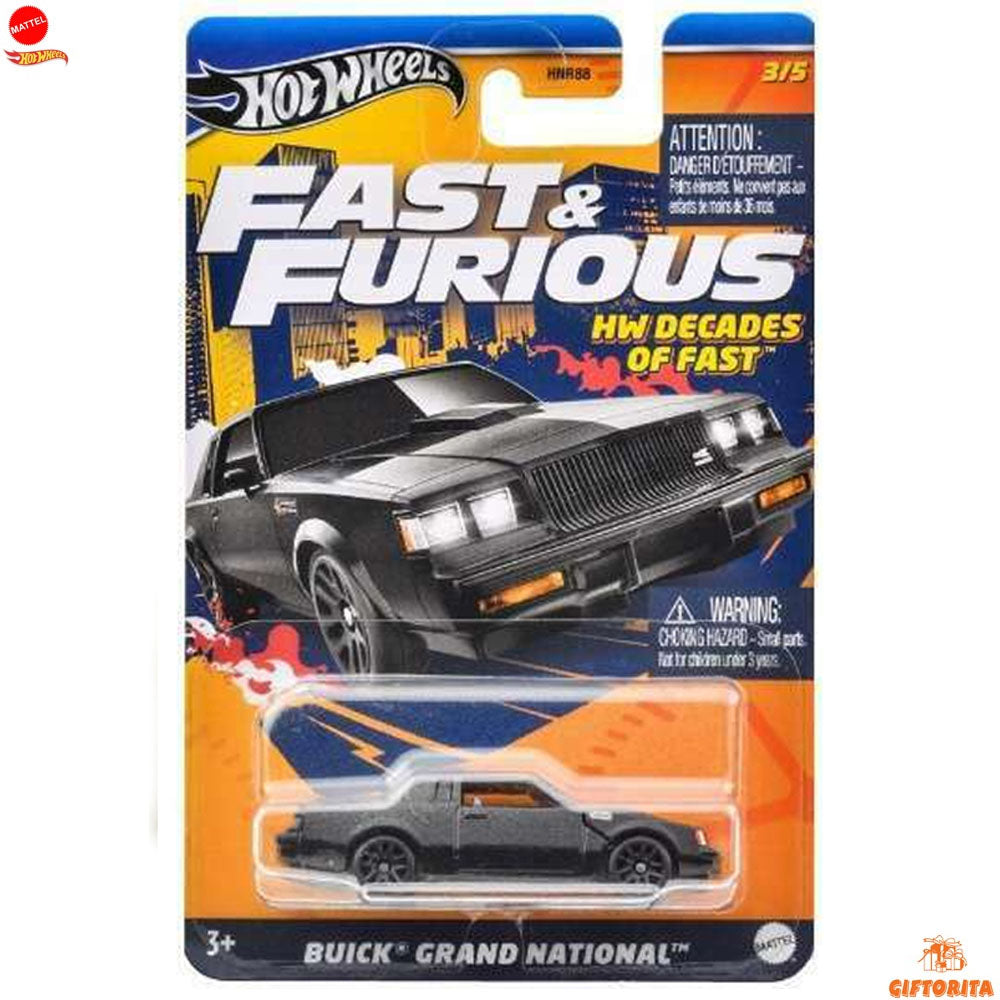 Hot Wheels Regular Buick – Buick Grand National – 3/5 – Black