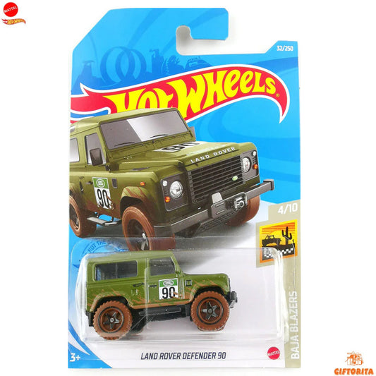 Hot Wheels Regular – Land Rover Defender 90 – 4/10 & 32/250 – Green