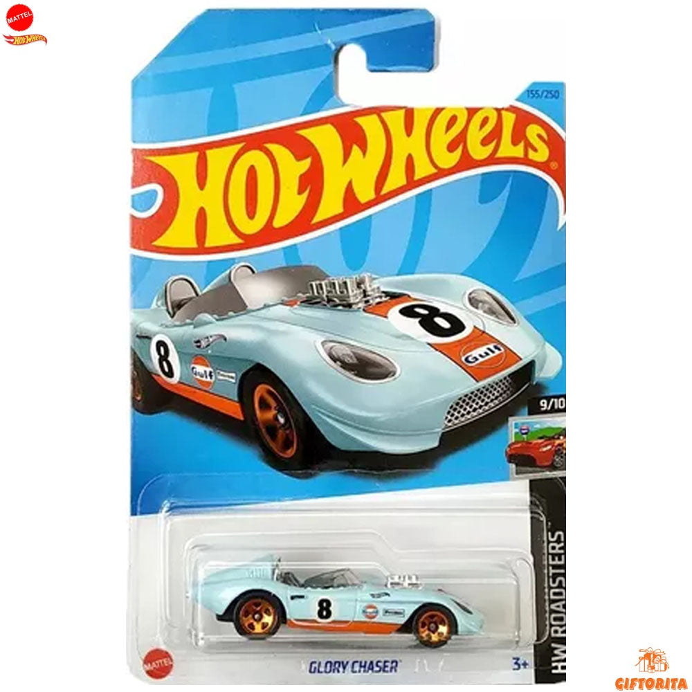 Hot Wheels Regular Glory Chaser – Glory Chaser ( Gulf) – 9/10 & 155/250 – Sky Blue