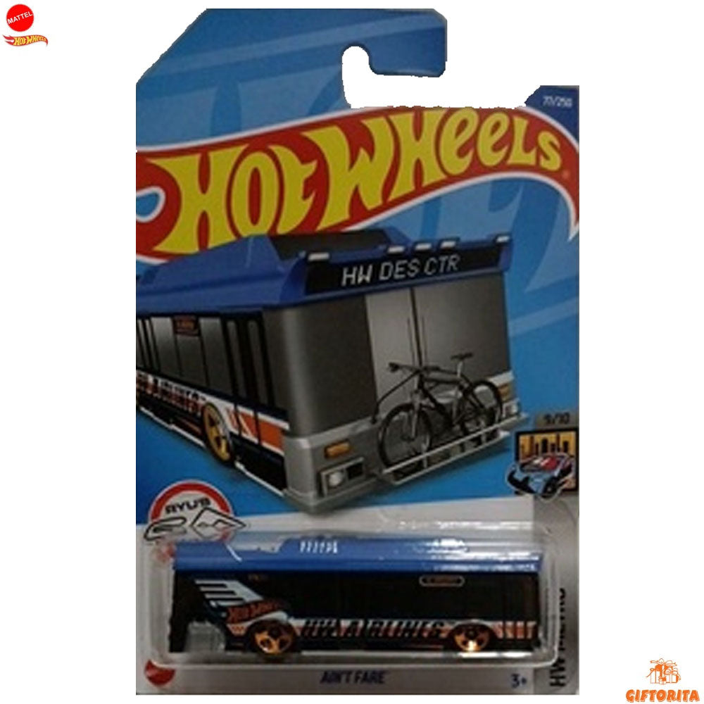 Hot Wheels Regular Bus – Ain’t Fare – 9/10 & 77/250 – Blue