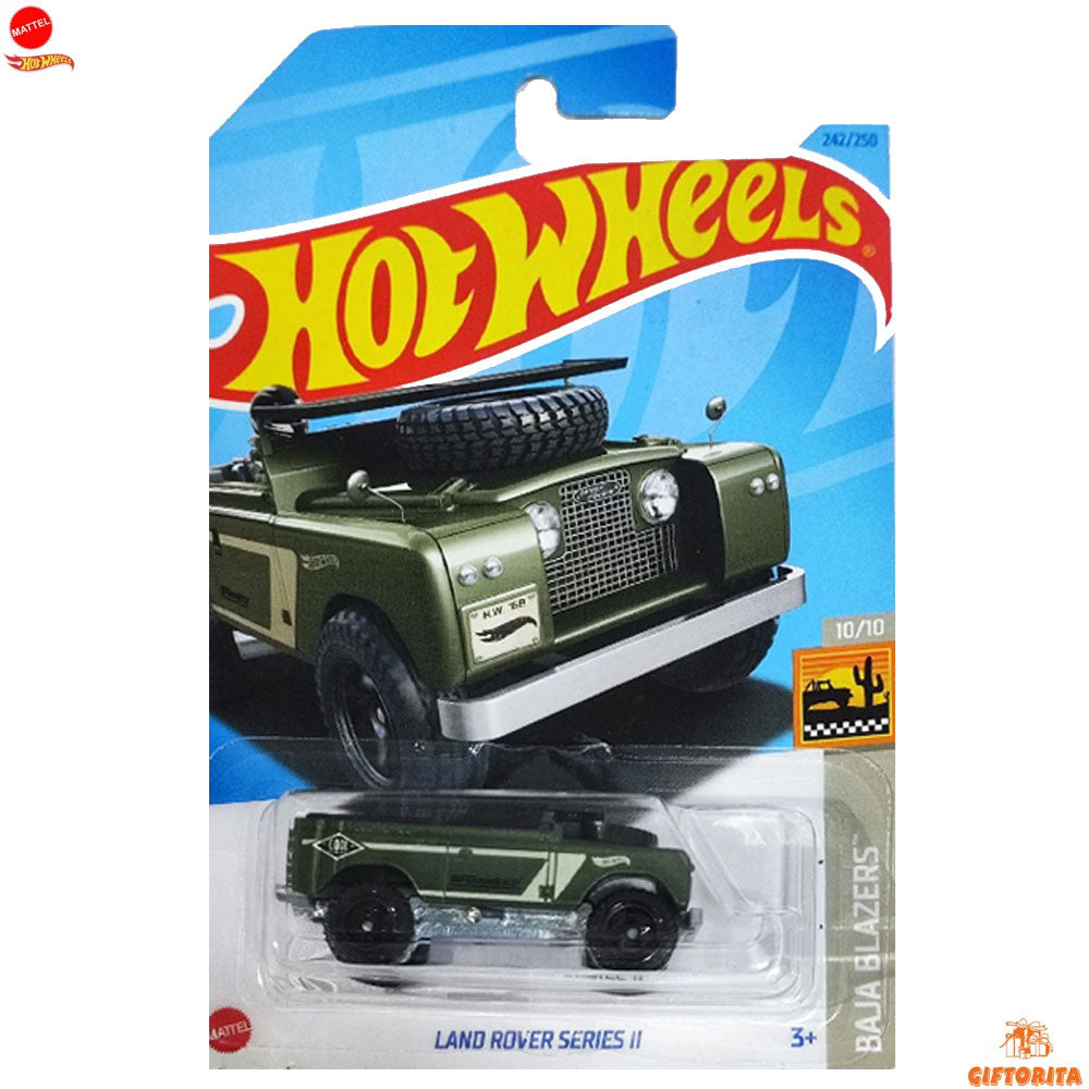 Hot Wheels Regular – Land Rover Series II – 10/10 & 242/250 – Green