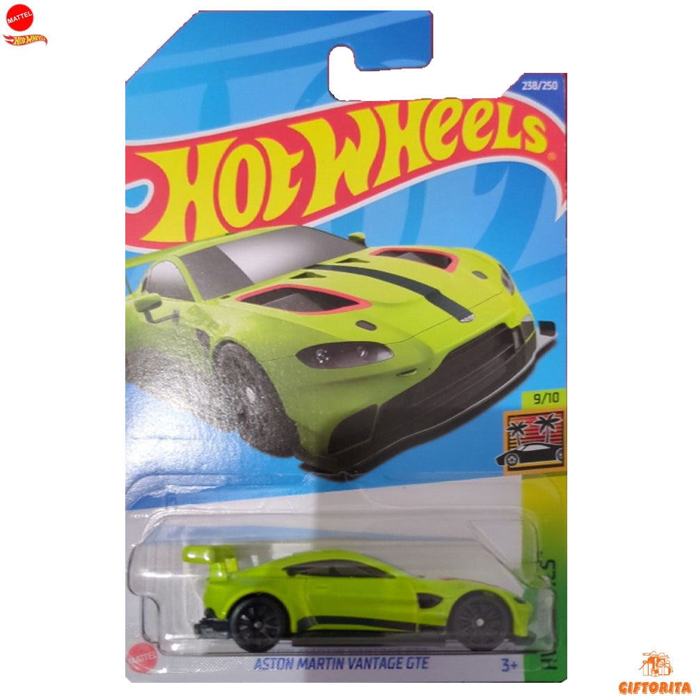 Hot Wheels Regular – Aston Martin Vantage GTE – 9/10 & 258/250 - Green