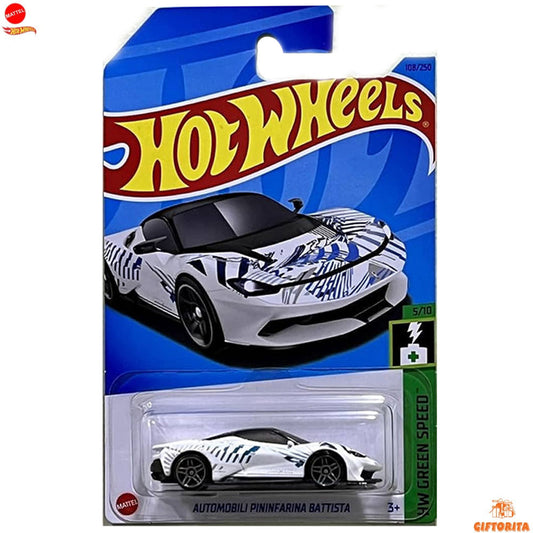 Hot Wheels Regular Battista – Automobili Pininfarina Battista – 5/10 & 108/250 – White