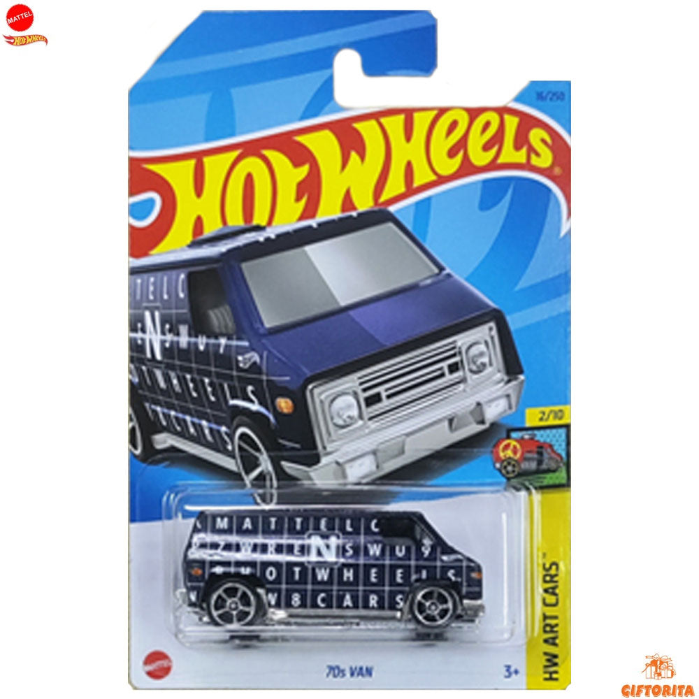 Hot Wheels Regular *AVRG – 70s Van – 2/10 & 16/250 – Blue