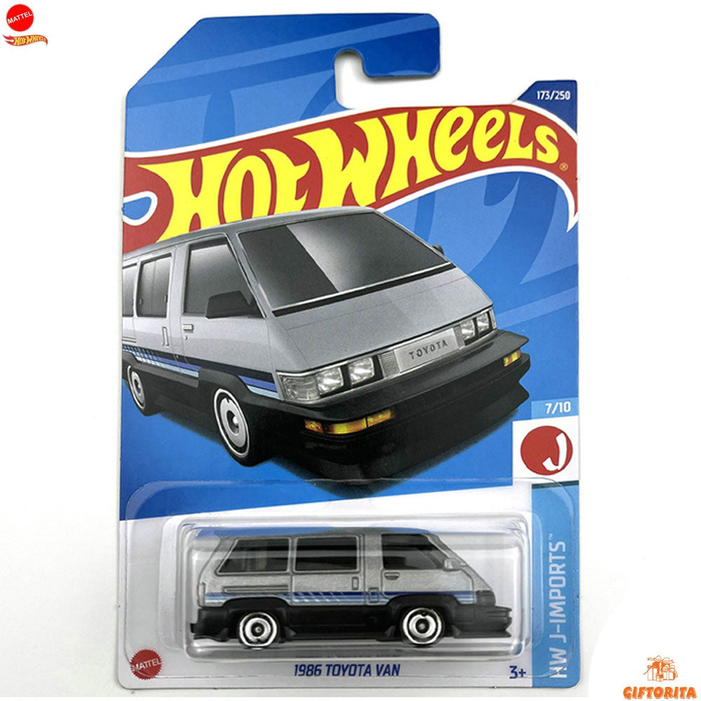 Hot Wheels Regular Toyota 2 – 1986 Toyota Van – 7/10 & 173/250 – Silver