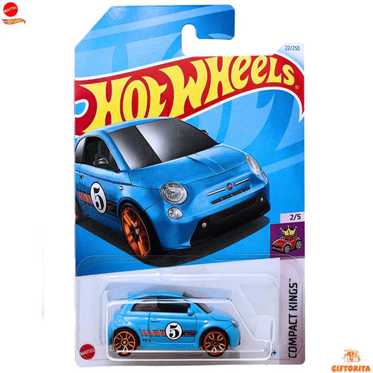 Hot Wheels Regular Fiat – Fiat 500e – 2/5 & 22/250  – Blue