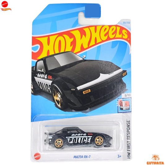 Hot Wheels Regular Mazda 2  – Mazda RX-7 – 8/10 & 80/250 – Black