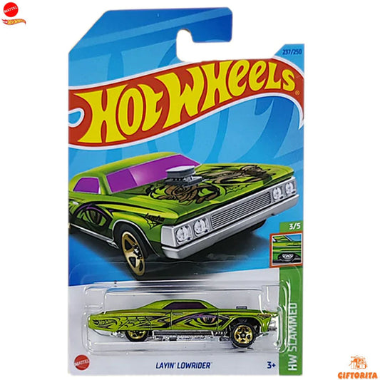 Hot Wheels Regular Layin – Layin Lowrider – 3/5 & 237/250 – Light Green