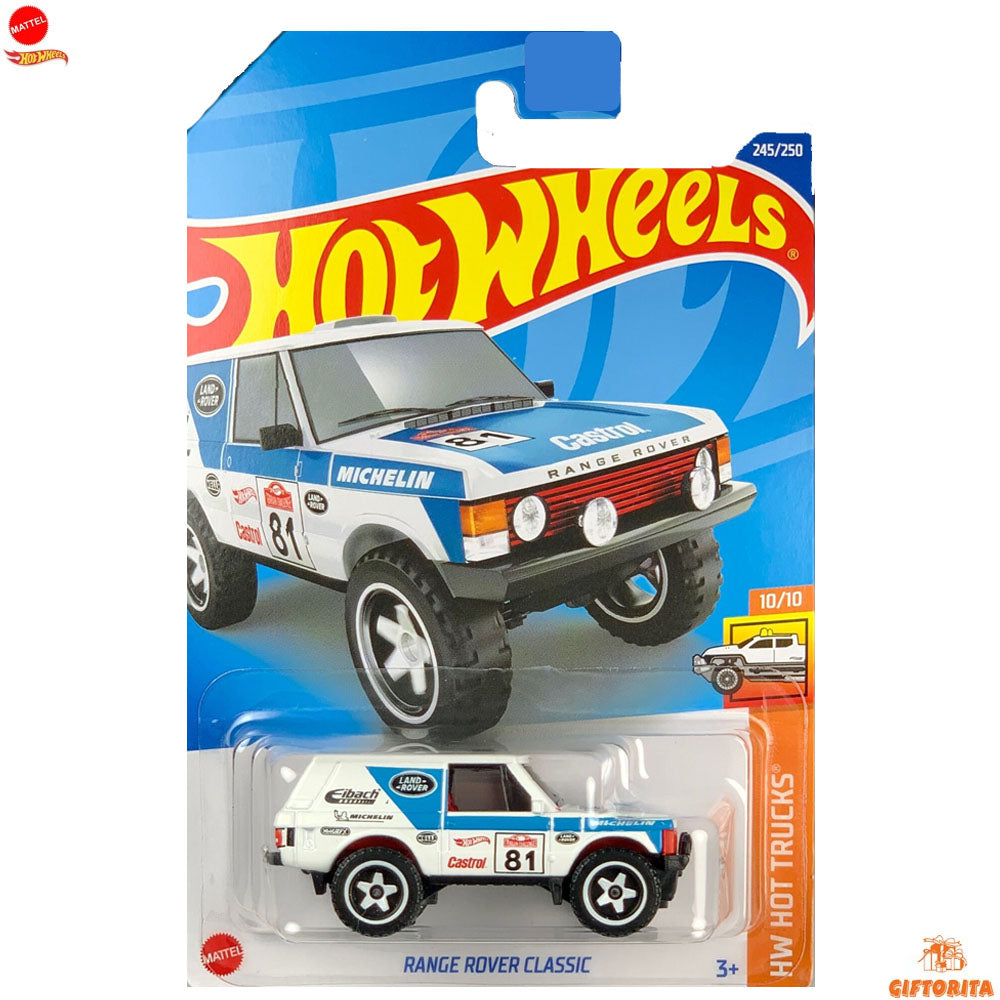 Hot Wheels Regular - Hot Wheels Regular – Range Rover Classic – 10/10 & 245/250 -white