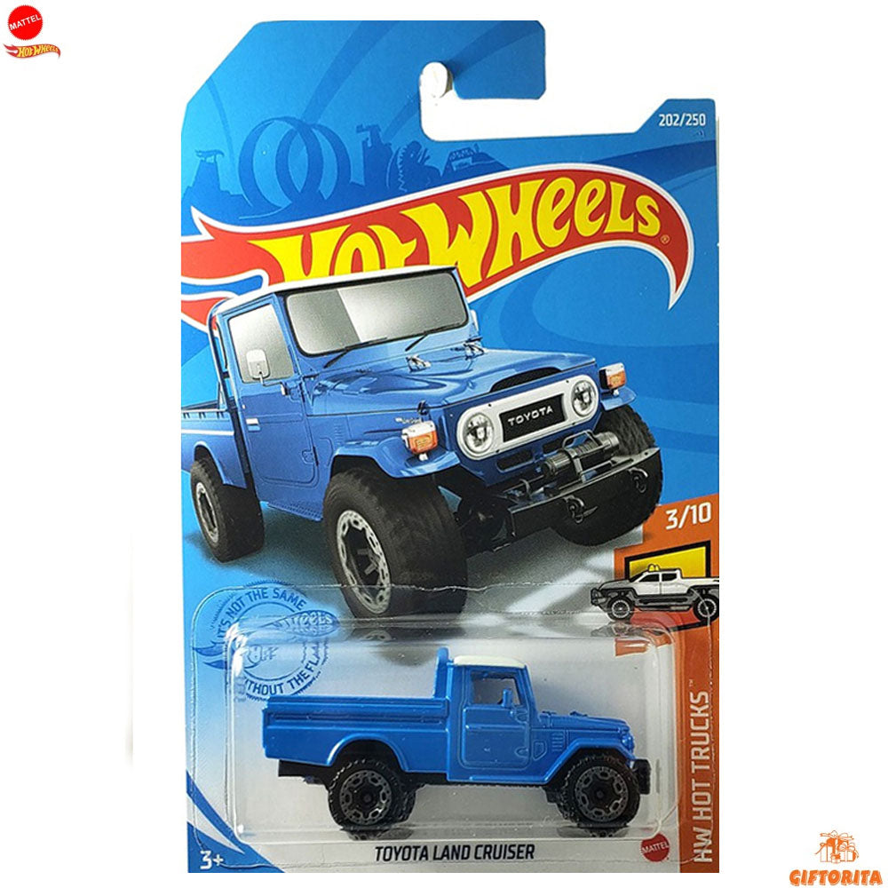 Hot Wheels Regular Toyota 2 – Toyota Land Cruiser – 3/10 &202/250 – Blue