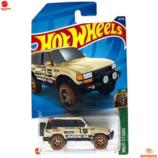 Hot Wheels Regular Toyota 2 - Toyota Land Cruiser 80- 2/5 & 91/250 – Brown