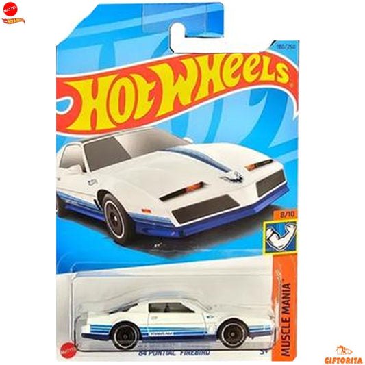 Hot Wheels Regular Pontiac – 84 Pontiac Firebird – 8/10 & 180/250 – White