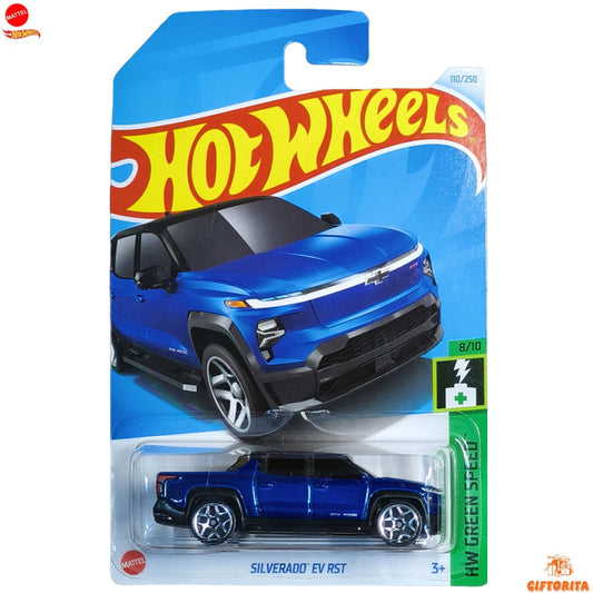 Hot Wheels Regular Silverado – Silverado EV RST – 8/10 & 110/250 – Blue