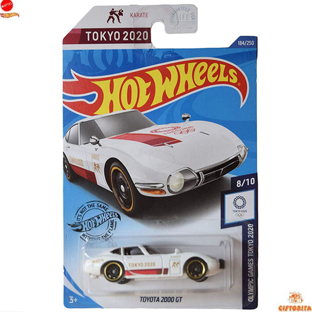 Hot Wheels Regular Toyota 1 – Toyota 2000 GT – 8/10 & 184/250 – White