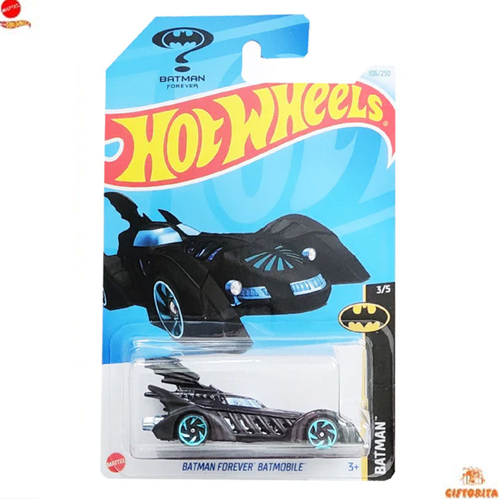 Hot Wheels Regular Batmobile 1 - Batman Forever Batmobile – 3/5 & 106/250 – Black