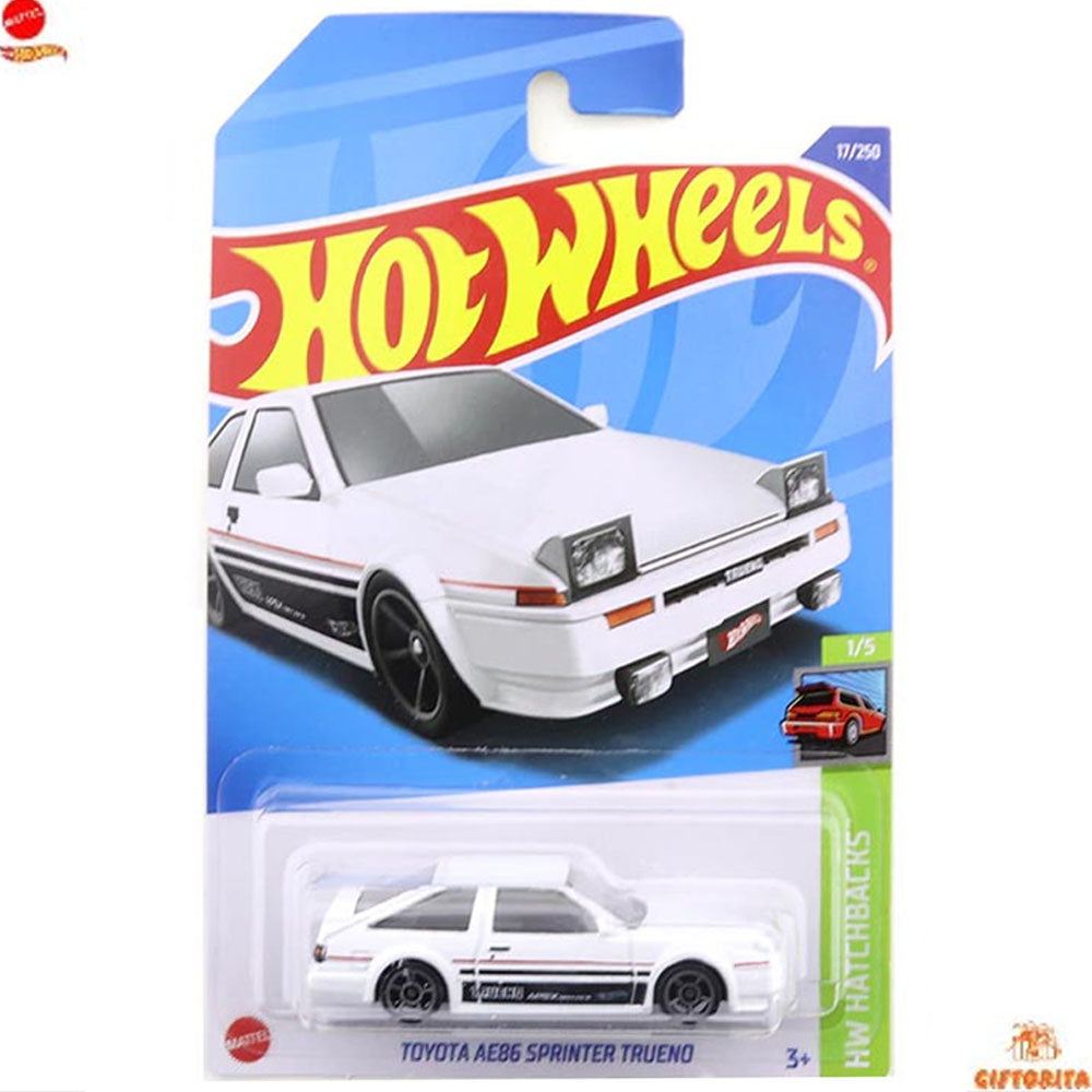 Hot Wheels Regular Toyota 1 – Toyota AE86 Sprinter Trueno – 1/5 & 17/250 – White