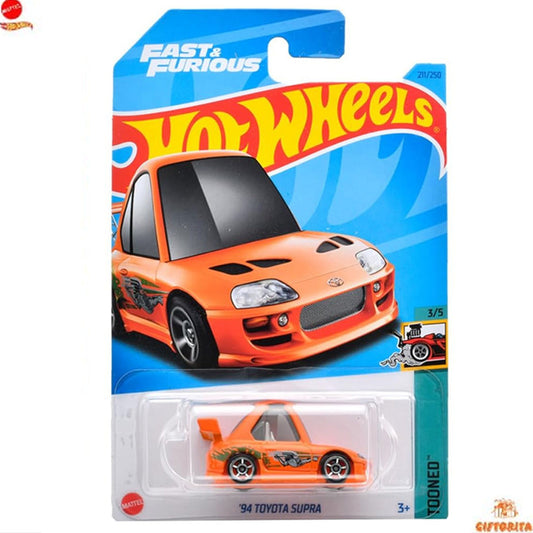 Hot Wheels Regular Toyota 1 – 94 Toyota Supra – 3/5 & 211/250 – Orange