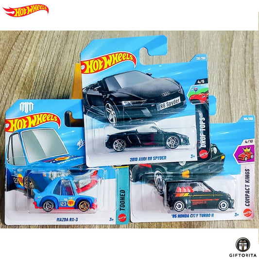 Daily Deals - A : Hot Wheels Mainline Short Card Set of 3 Car
